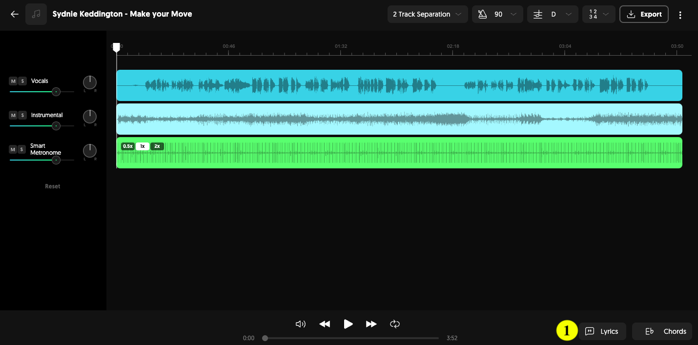 How to transcribe and edit lyrics. moises.ai
